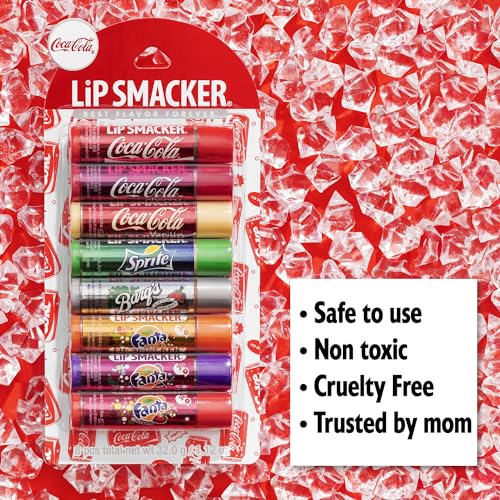Lip Smacker Original Party Pack - 10 Moisturizing Lip Balms, Classic Flavors S23577
