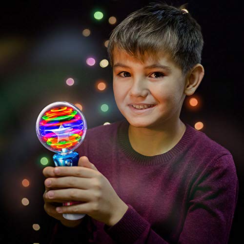 ArtCreativity 7.5 Inch Light Up Magic Ball Toy Wands for Kids, Set of 2 K131192