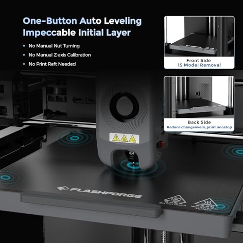 FLASHFORGE Adventurer 5M 3D Printer, Auto Leveling, 600mm/s High Speed I42024