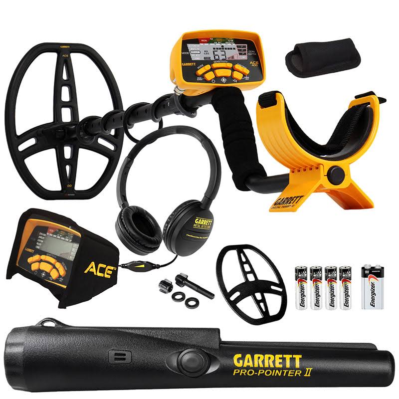 Garrett Ace 400 Metal Detector Fall Special with Pro Pointer II u0026 3 Accessories - Megean