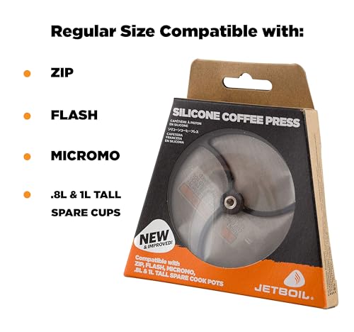 Jetboil Silicone French Press Coffee Maker for Camping Z20420