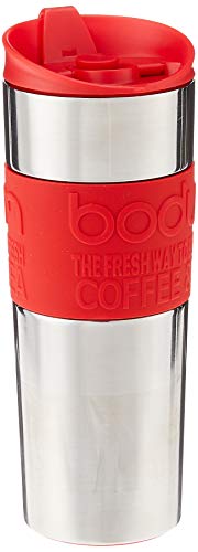 Bodum Travel Press, Vacuum Insulated, 15oz, Black Q18221