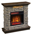 Duraflame Electric Fireplace Wall Mantel - Smoky Gray Stone