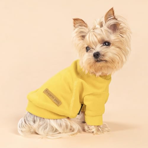 Fitwarm 3 Pack Classic Fleece Dog Sweater for Small Dogs, Medium D613