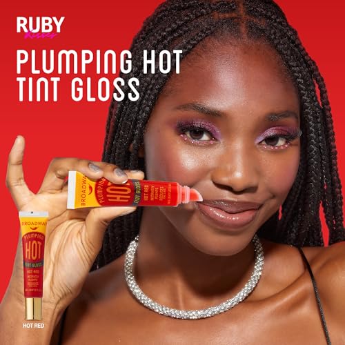 Ruby Kisses Broadway Vita-Lip Clear Lip Gloss 8 Pack, Ultra-Hydrating with Vitamins T1692