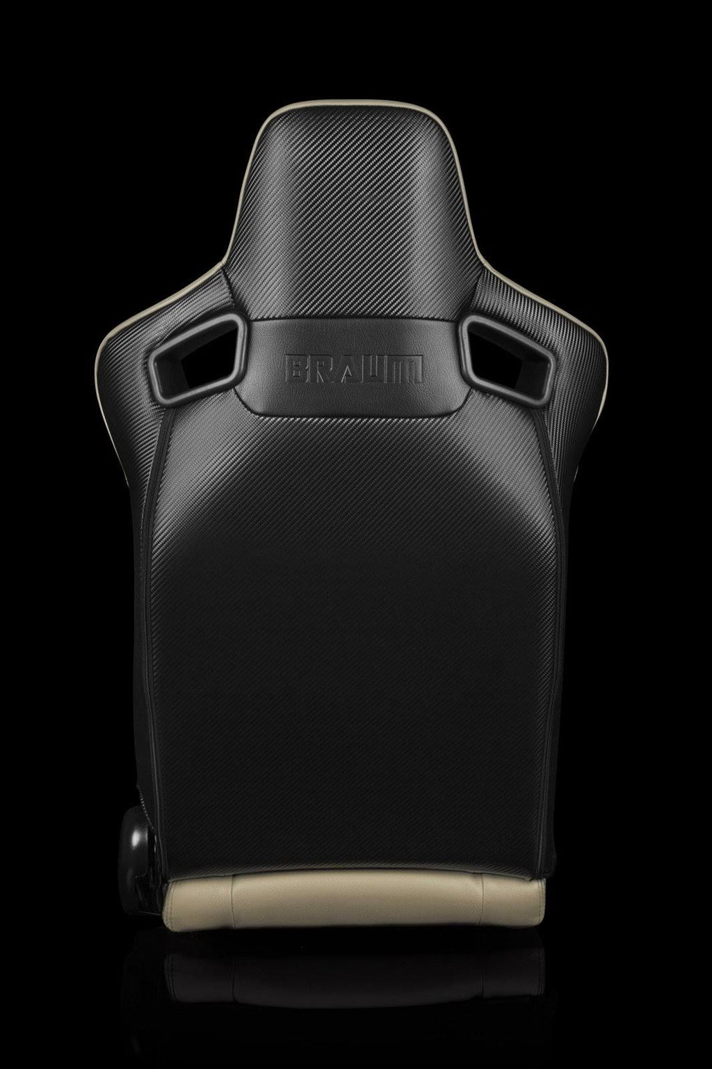 Braum Elite Series Beige Leatherette Racing Seats Pair I45836