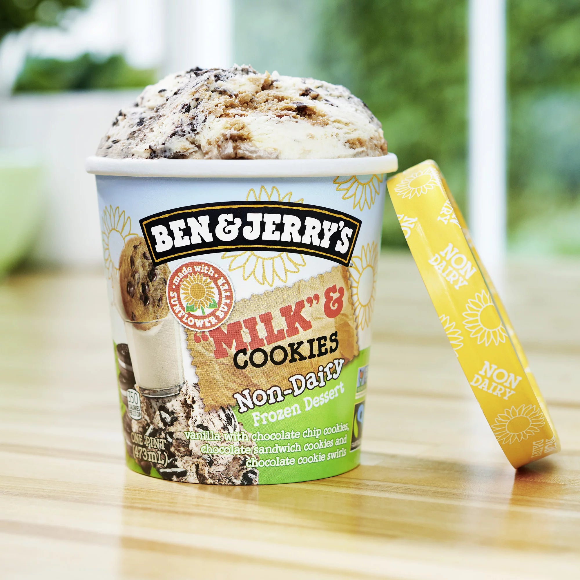 Ben and Jerry's Milk and Cookies Non Dairy Ice Cream, 1 Pint P44394