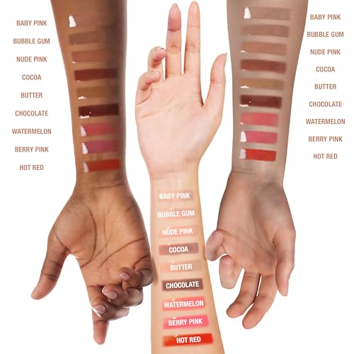 Ruby Kisses Broadway Vita-Lip Clear Lip Gloss 8 Pack, Ultra-Hydrating with Vitamins T1692
