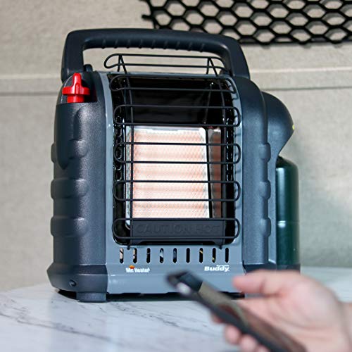 Mr. Heater Portable Buddy Heater MH9BX 4,000-9,000 BTU Indoor-Safe Propane Radiant Heater Q997