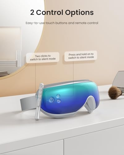RENPHO Eye Massager with Heat and Compression, Eyeris 1 Sleep Mask R9979