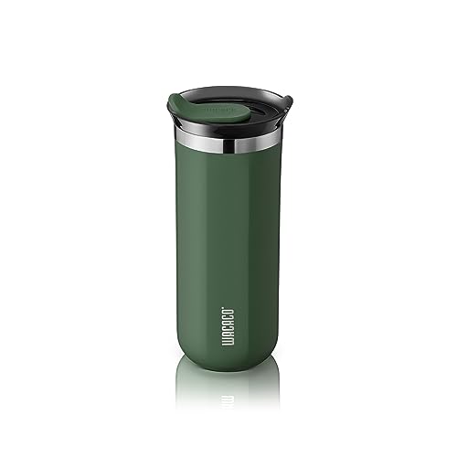 WACACO Octaroma Classico Vacuum Insulated Coffee Mug, Double-wall Stainless Steel, 6 fl oz, Carmine Red Z33030