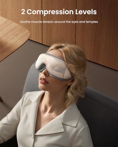 RENPHO Eye Massager with Heat and Compression, Eyeris 1 Sleep Mask R9979