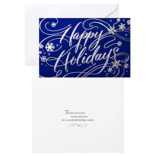 Hallmark Christmas Cards Boxed with Envelopes, Happy Holidays, 40 Count F297425