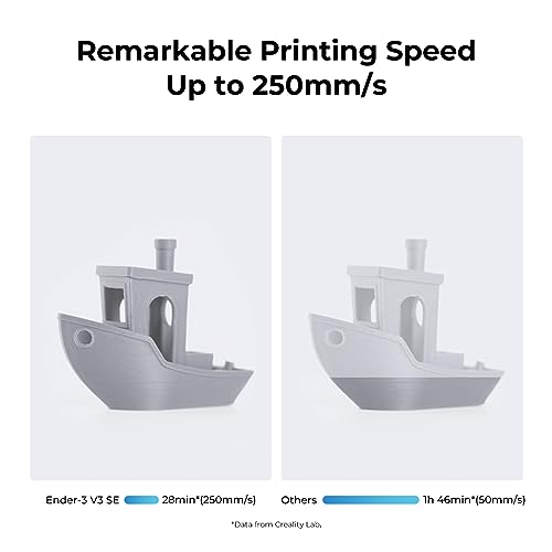 Creality Ender 3 V3 SE 3D Printer with CR Touch Auto Leveling, 250mm/s H1365