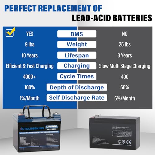 12V 100Ah BCI Group 24 LiFePO4 Battery with Low-Temp Protection F4727