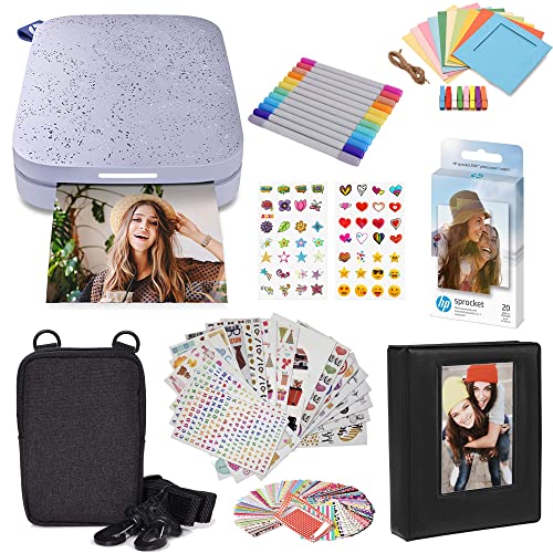 HP Sprocket Portable 2x3 Instant Photo Printer (Luna Pearl) A89391