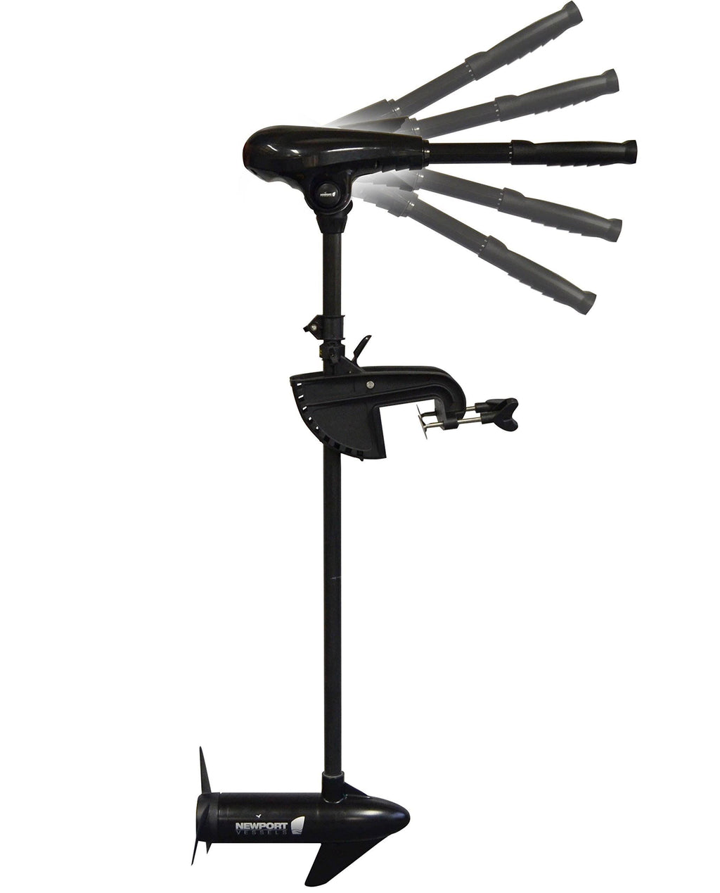 Newport Vessels X-Series 55 lb. Thrust Saltwater Transom Mounted Electric Trolling Motor with 36x22 Shaft