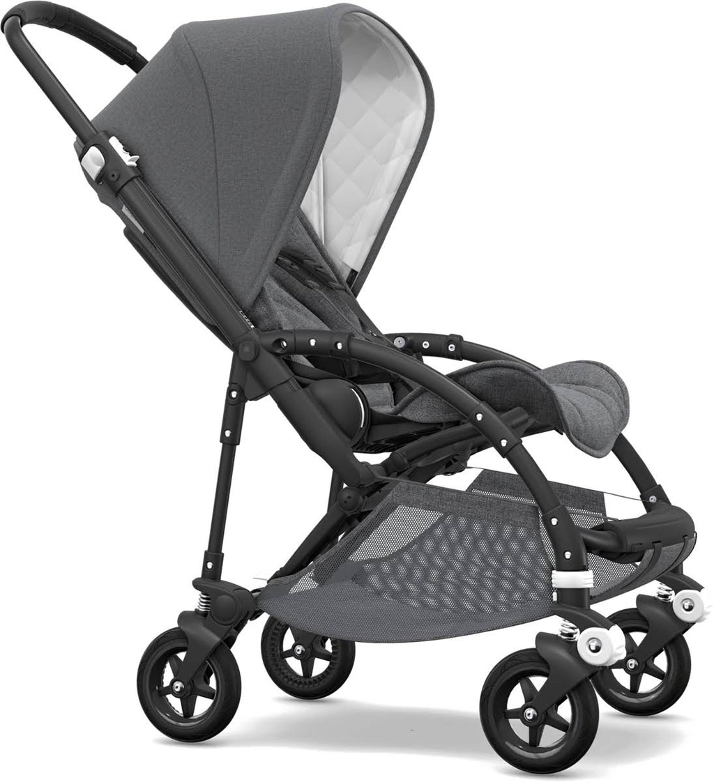 Bugaboo Bee5 Classic Complete Stroller - Black/Grey Melange L70829