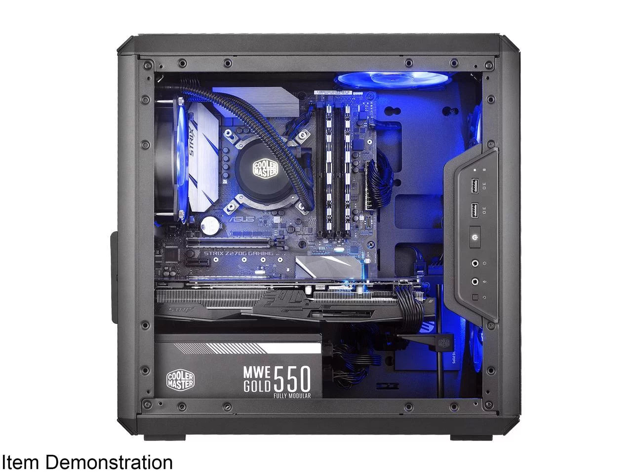 Cooler Master MasterBox Q300L Micro-ATX Tower, Black V6706