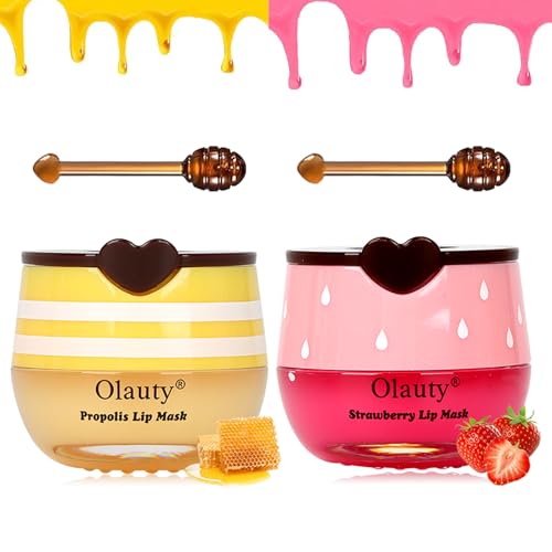 4 PCS Bee Lip Balm Honey Pot Variety Pack Lip Mask P935061