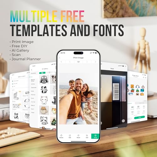 Nelko PP01 Portable Mini Photo Printer for iOS & Android, White Z15552