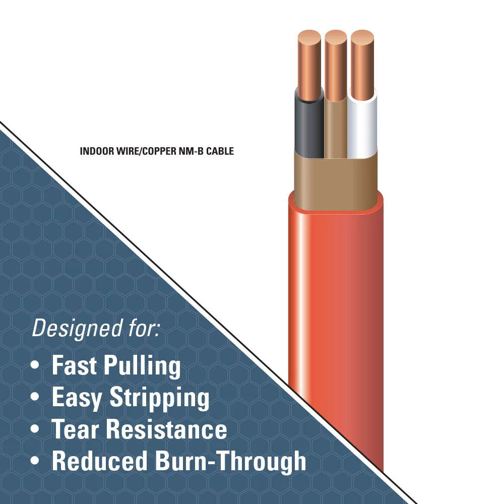Southwire 50 ft 10/2 with Ground Romex SIMpull NM-B Electrical Wire W30717