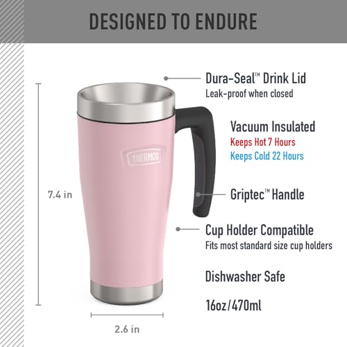 THERMOS ICON SERIES Stainless Steel Mug, Granite, 16 oz S58502