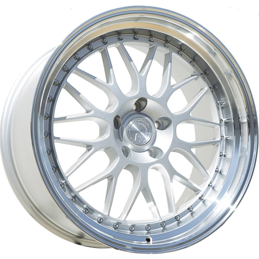 Aodhan Wheels Rim AH-02 19x9.5 5x114.3 73.1CB +22 Silver Machined Lip - Megean