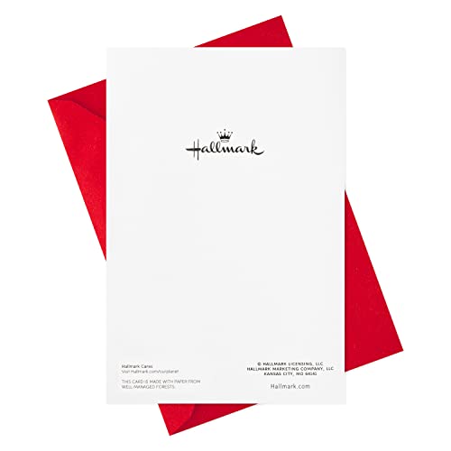 Hallmark Boxed Holiday Cards, Red and Gold Snowflake, 40 Cards with Envelopes E355