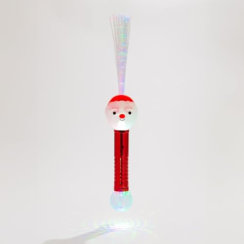 Christmas Fiber Optic Wands Light Up LED Holiday Toy 3 Pack D684165