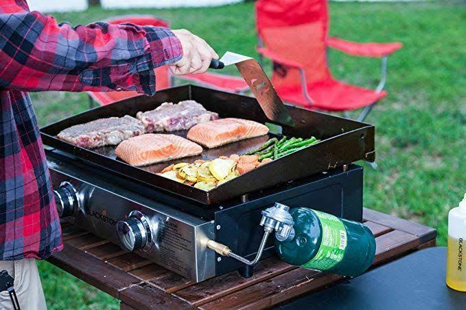 Blackstone 22x22 2-Burner Tabletop Griddle with Cover Q448