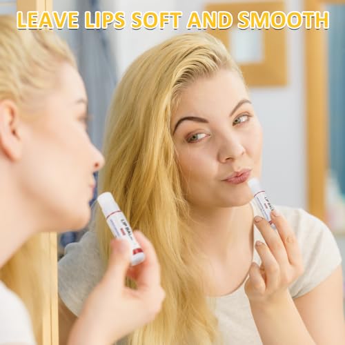DMSKY Natural Lip Balm Bulk 36 Pack with Vitamin E and Coconut Oil, 12 Flavors L77674