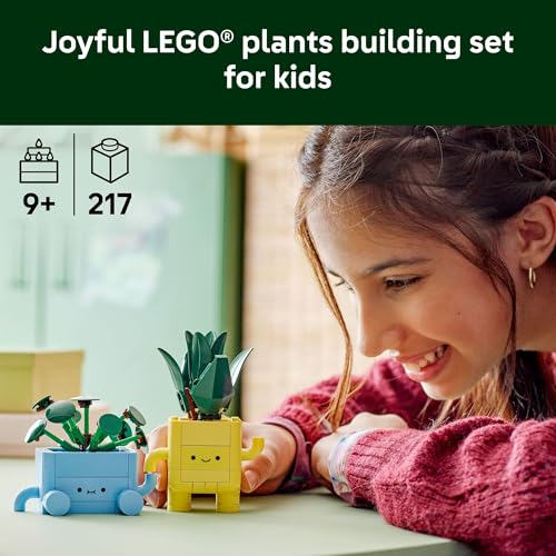 LEGO Botanicals Happy Plants Building Toys for Ages 9+ Q204