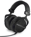 Beyerdynamic DT 990 Pro Over-Ear Studio Monitor Headphones - Open-Back Stereo Construction, Wired 80 Ohm, Black Limited Edition - Avayadevconnect