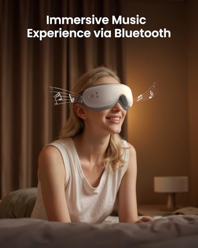 RENPHO Eye Massager with Heat and Compression, Eyeris 1 Sleep Mask R9979