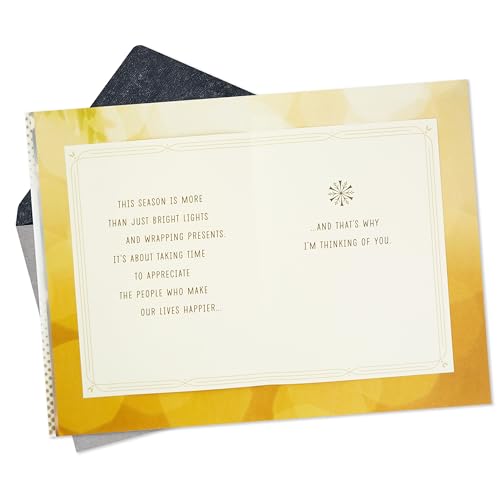 Hallmark Boxed Holiday Cards, Red and Gold Snowflake, 40 Cards with Envelopes E355