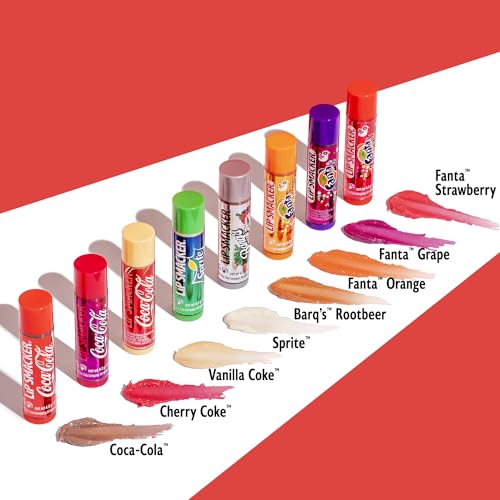 Lip Smacker Original Party Pack - 10 Moisturizing Lip Balms, Classic Flavors S23577