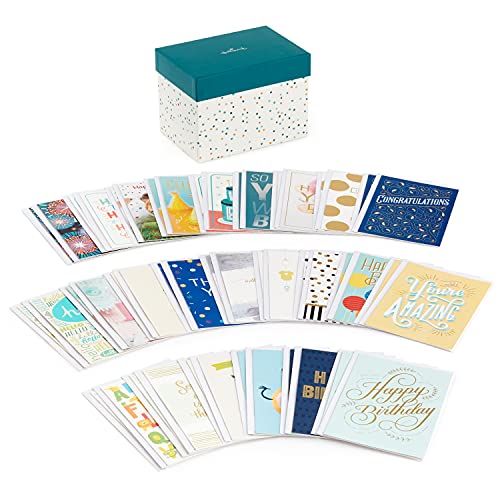 Hallmark Boxed Christmas Card Assortment with Keepsake Box, 48 Cards and Envelopes E229252
