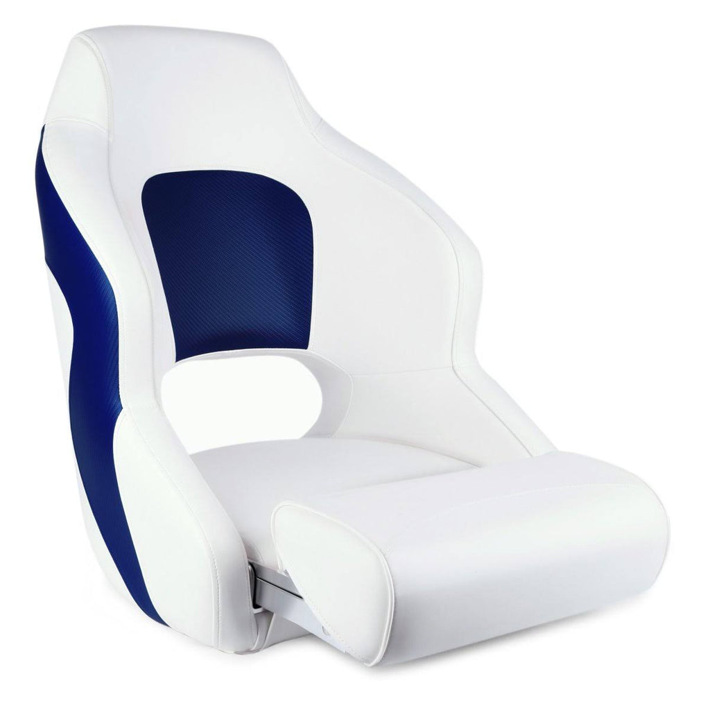 Leader Accessories Two Tone Captain&s Bucket Seat Premium Sports Flip Up Boat Seat