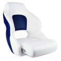 Leader Accessories Two Tone Captain&s Bucket Seat Premium Sports Flip Up Boat Seat