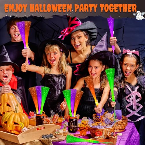 Christmas Fiber Optic Wand Party Favors for Kids, 12 Pack Glow Sticks Toys R421537