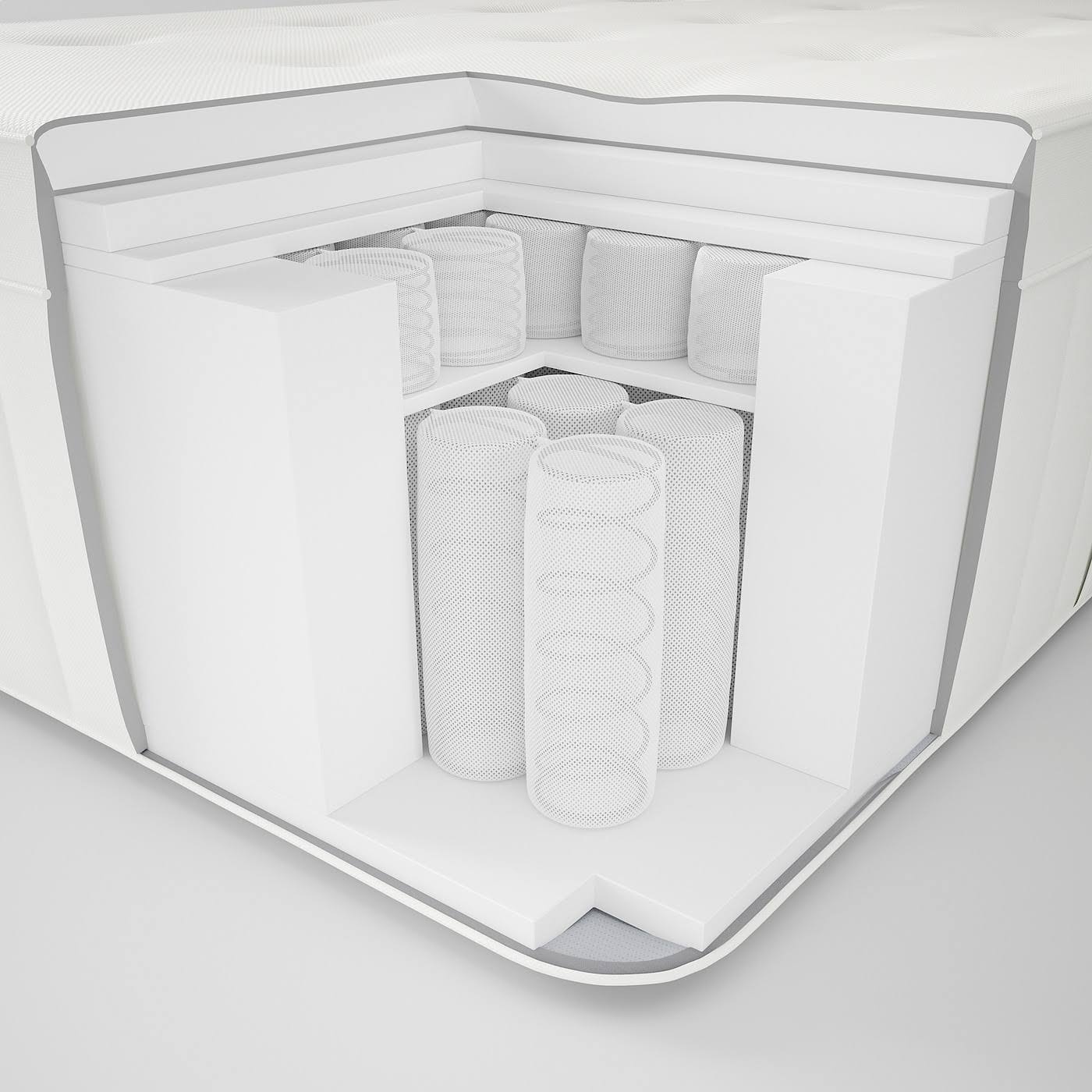 IKEA HESSTUN Eurotop Mattress, firm, King Q2564