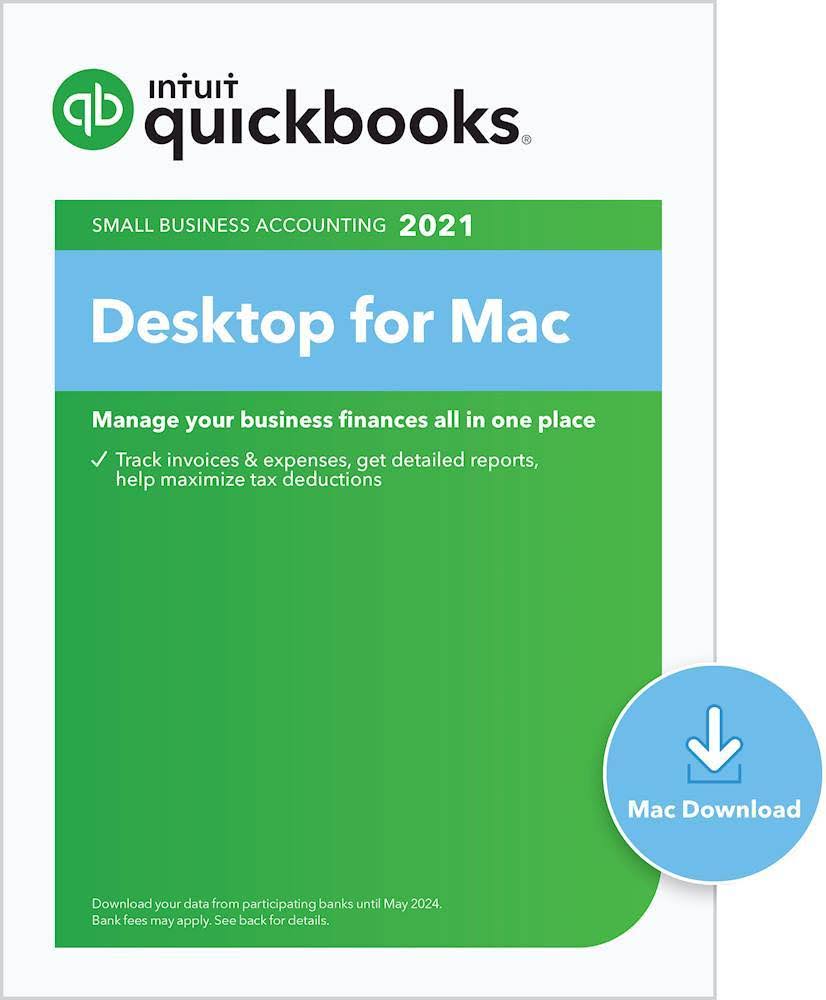 Intuit - QuickBooks Desktop 2021 - Mac [Digital] - Megean