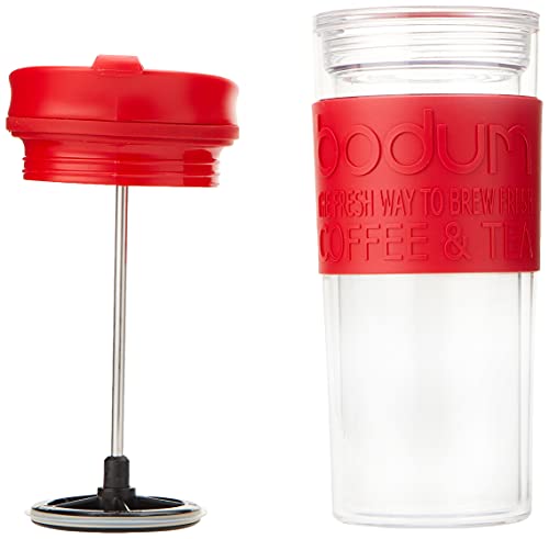 Bodum Travel Press, Vacuum Insulated, 15oz, Black Q18221
