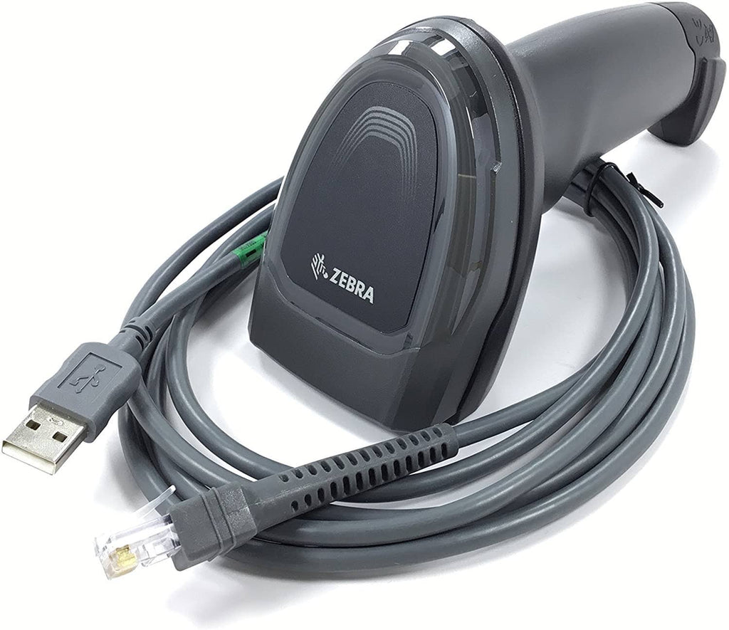 Zebra DS8108 Series Corded Handheld Standard Range Area Imager, Twilight Black