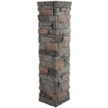 GenStone Stacked Stone 16-Sq ft Coffee Faux Stone Veneer Psscpp-4, Brown - Megean