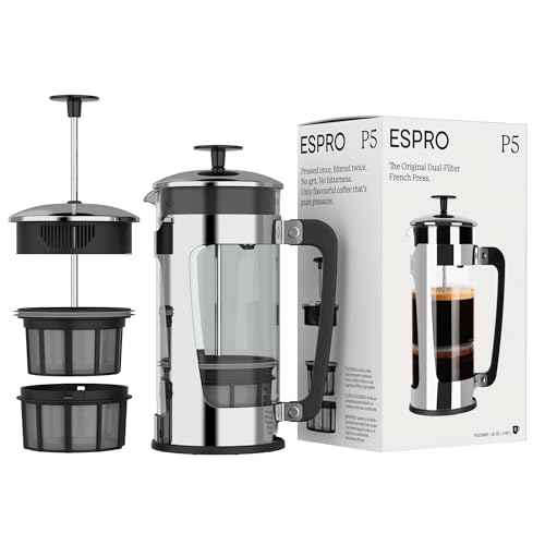 ESPRO P3 French Press Coffee Maker, Black, 32 oz O291