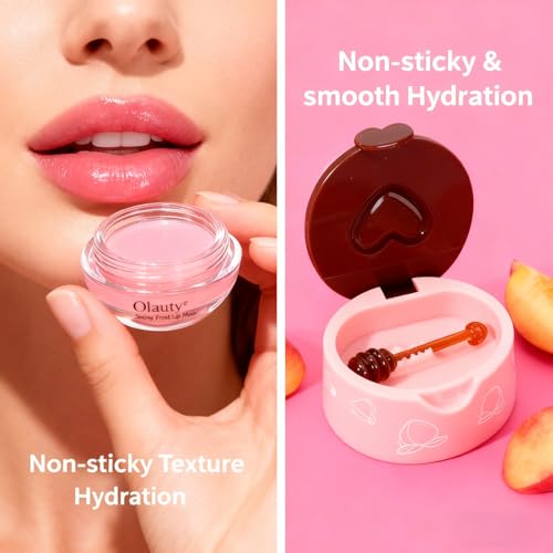 4 PCS Bee Lip Balm Honey Pot Variety Pack Lip Mask P935061