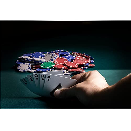 Fat Cat 11.5 Gram Claytec Poker Chip Set with Aluminum Case, 500 Chips X827