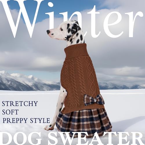 KYEESE Dog Sweater Knitwear with Bowtie for Small Dogs R875009